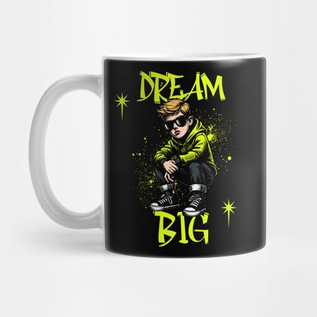 'Dream big' inspirational tee by Steve
